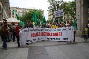 La manifestació ha sortit de la plaça Independència de Girona