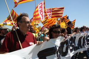 El regidor de Reagrupament a l'Ajuntament de Girona, Carles Bonaventura, en primer terme