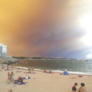 La platja de les Barques de l'Escala