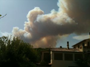 El municipi de Foixà es troba proper a les flames
