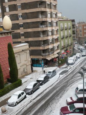 La Pujada del Castell s'ha tornat impracticable pels vehicles