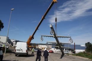 Endesa retira una línia d'alta tensió a Palafrugell