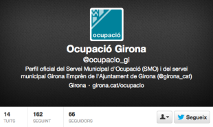 L’Ajuntament de Girona crea el perfil de Twitter @ocupacio_gi