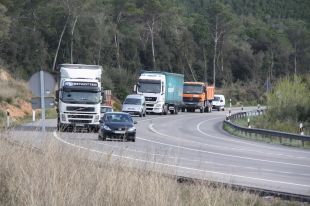 La patronal demana que els camioners gironins puguin circular més per l'N-II