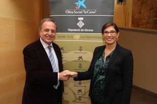 Diputació de Girona i 'la Caixa' renoven els seus acords