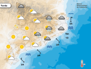 Alerta per tempestes fortes aquesta tarda