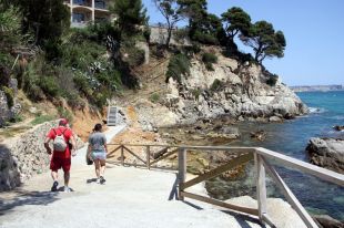Reobren el camí de ronda entre Calonge i Platja d'Aro