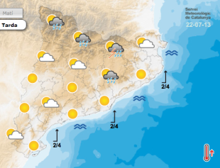 Activada la prealerta de l'Inuncat per possibles tempestes aquesta tarda
