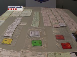 Detingutdes 47 persones per falsificar els documents de la ITV
