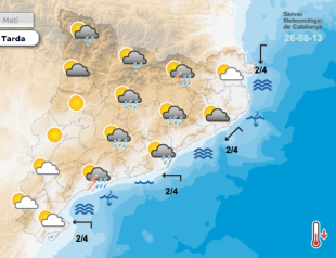 Activada la prealerta de l'Inuncat per tempestes aquesta tarda