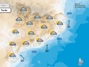 Es preveu un cap de setmana passat per aigua