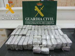 La Guàrdia Civil intervé més de 50 quilos d'haixix en dos dies a La Jonquera