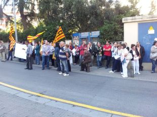 Concentració dels treballadors de Guitart Hotels en contra l'ERO temporal