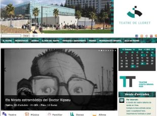 El Teatre de Lloret de Mar estrena nou web