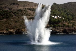 Detonen una mina de 300 kg de la Segona Guerra Mundial a cala Pelosa del Cap de Creus