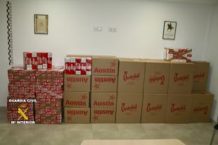 La Guàrdia Civil intervé 15.950 paquets de tabac de contraban a Puigcerdà