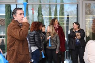 Xiulada dels funcionaris de justícia gironins contra les retallades