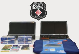 Tres detinguts per fer compres amb targetes duplicades a Girona 