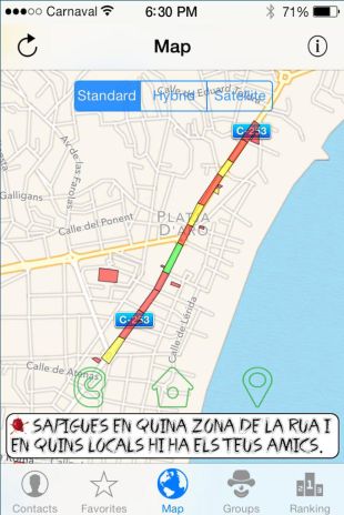 Una app permet votar la millor carrossa del carnaval de Platja d'Aro