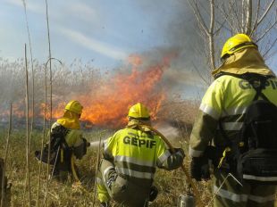Agricultura realitza cremes controlades a l' Estany de Sils 