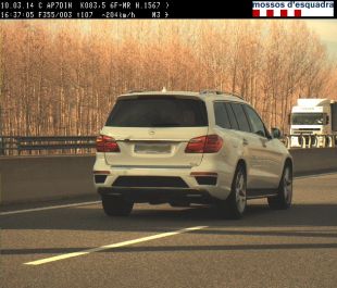 Enxampat a 204 km/h per l’AP-7 al Gironès