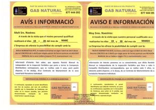Alerten d'una empresa fraudulenta que ofereix revisions de calderes a Girona
