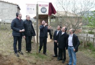 Inauguren 18 senyals de cobertura del 112 al Parc Volcànic de la Garrotxa