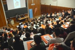 150 alumnes es reuneixen a Girona en una trobada transfronterera