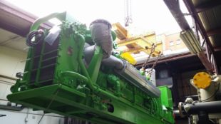Arriba el nou motor de cogeneració del Trueta per estalviar electricitat