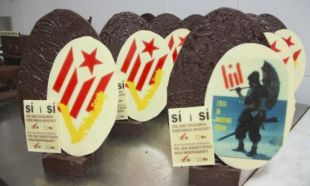 El referèndum, en Robinson Crusoe i el llop, protagonistes de les mones gironines