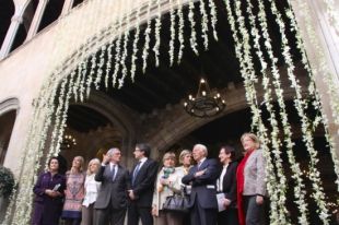 Tres espais de Barcelona es 'disfressen' del 'Girona Temps de Flors'