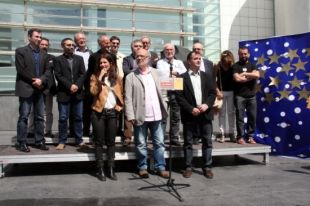 ERC comença la campanya amb el suport de Juanjo Puigcorbé, Peyu i Carme Teixidó