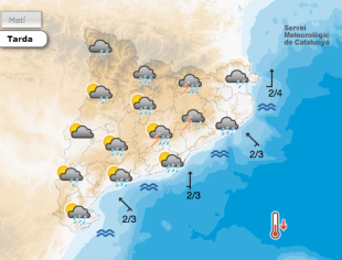 Activada la prealerta de l'Inuncat per demà davant la previsió de noves tempestes