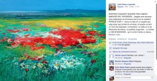 Lluís Roura sorteja un dels seus quadres al Facebook