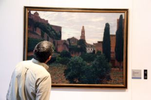 'Girona', pintat per Santiago Rusiñol el 1909, torna a lluir la seva millor cara