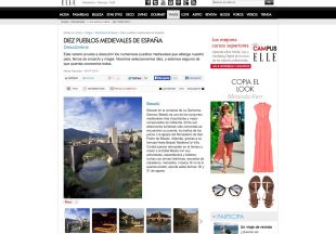 La revista 'Elle' destaca Besalú i Tossa de Mar com els pobles medievals més bonics d'Espanya