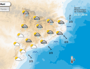 Activada la prealerta per possibles inundacions al llarg d'avui