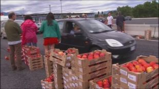 Col·lapse a la frontera per la protesta d'agricultors francesos