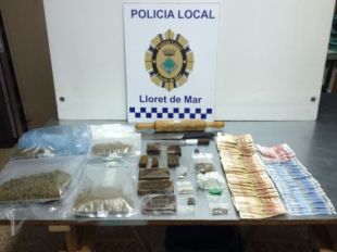 Desmantellen un punt de venda de droga a Lloret de Mar