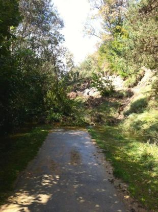 Tallada durant dues hores i mitja l'antiga N-260 a Ripoll per esllavissades