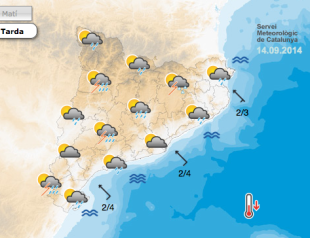 Alerta per tempestes fortes, especialment a la Garrotxa i Ripollès