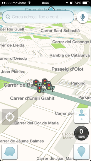 La Generalitat publicarà incidències de trànsit a l'APP de navegació 'Waze'