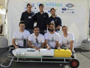 Un equip de la UdG guanya una competició europea de robòtica submarina a Itàlia