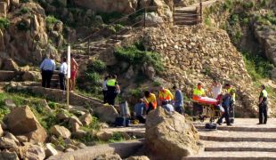 Ferit greu un turista de 54 anys en caure des de la Roca de Sa Palomera a Blanes