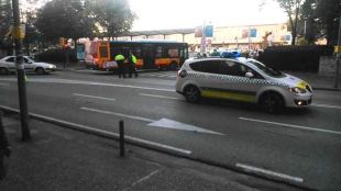 Mor un motorista en un accident de trànsit davant l'estació de tren de Girona