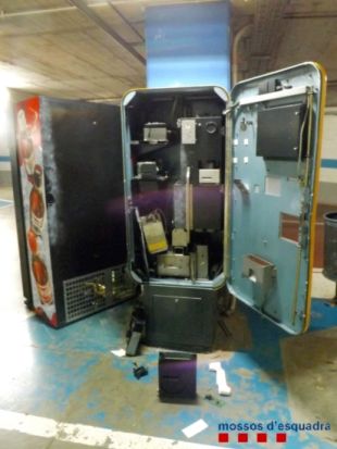  Detingut a Palafrugell per forçar la màquina d'un pàrquing i endur-se la recaptació