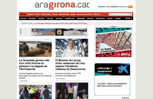 AraGirona.cat ja és el digital de més audiència a Girona amb 97.706 lectors el novembre