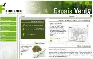 Figueres estrena una web dedicada a les zones verdes de la ciutat 
