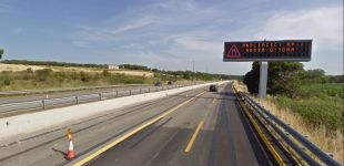 El tercer carril a l'AP-7 entre Fornells i Maçanet estarà acabat el proper mes de juliol