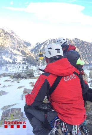 Rescatat amb helicòpter un excursionista ferit a Setcases